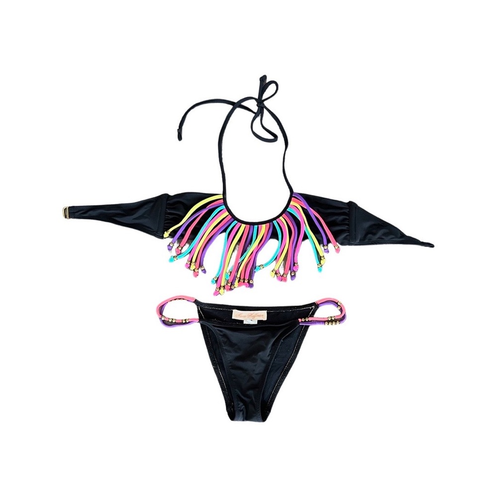 Mara Hoffman fringe bikini